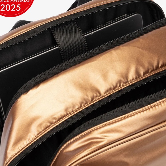 Calpak Luka 15 inch Laptop Backpack in Copper - Picture 3 of 6